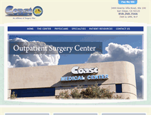 Tablet Screenshot of coastsurgery.com